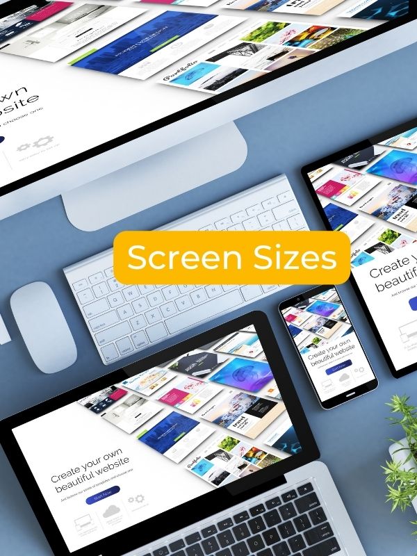responsive website - screen sizes